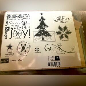 Stampin Up! “Season of Joy” full set brand new